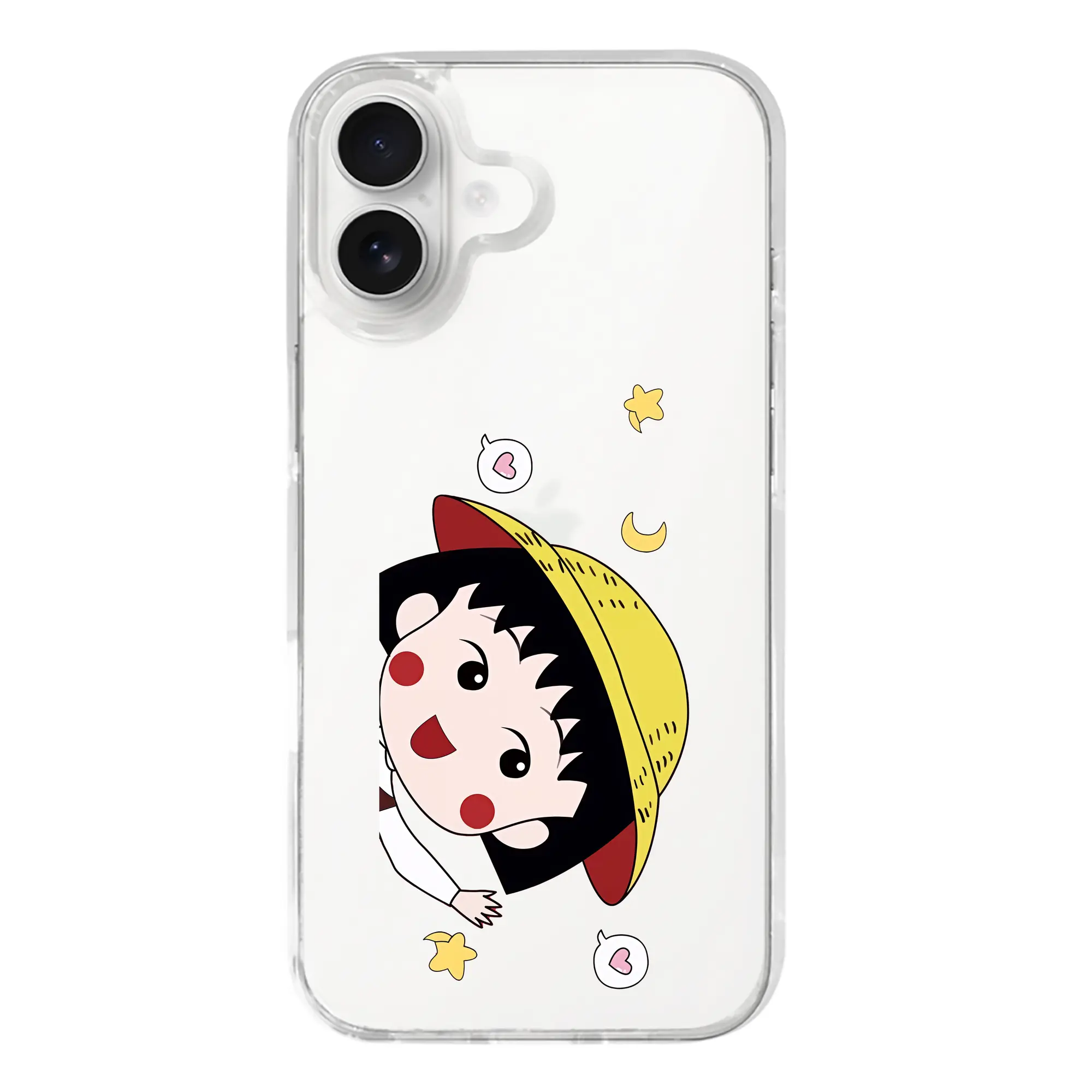 ちびまる子ちゃん グッズ さくら ももこ - iPhone 17シリーズ 透明スマホケース – 薄型・耐衝撃・精密フィット保護カバー